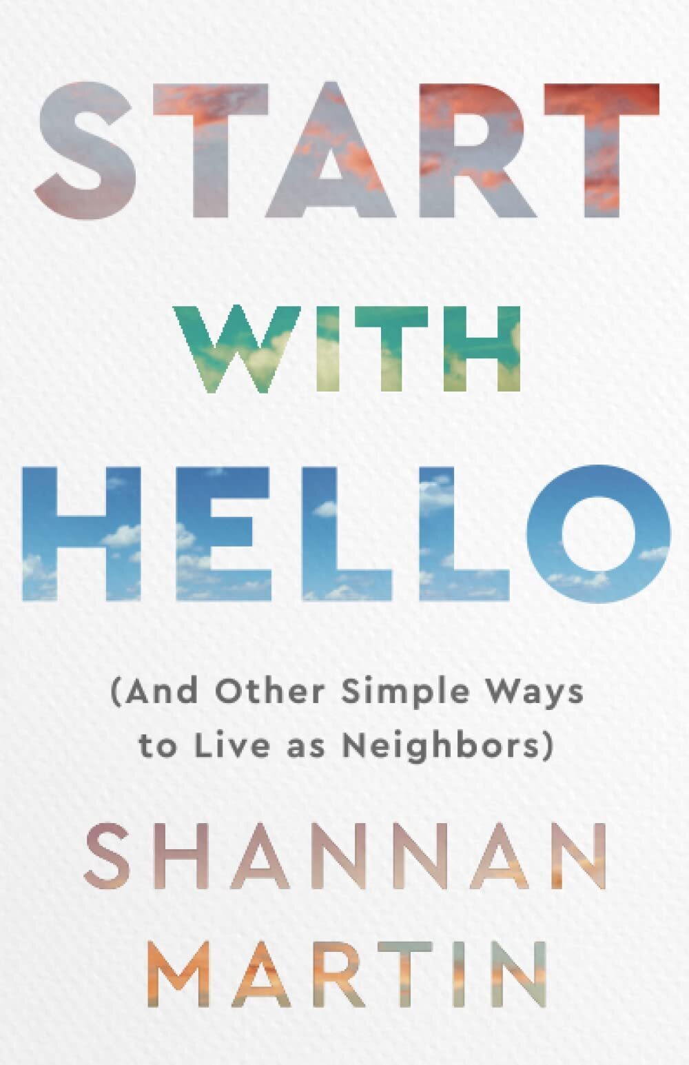 start with hello book cover